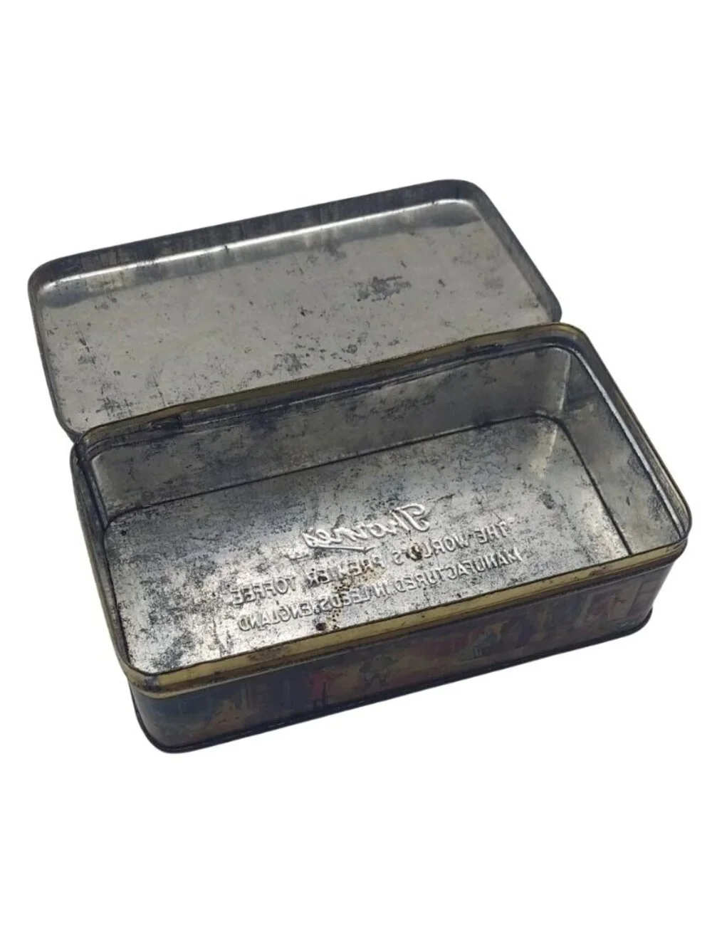 Thornes Toffee Dickensian Memories Advertising Tin England Collectible Vintage